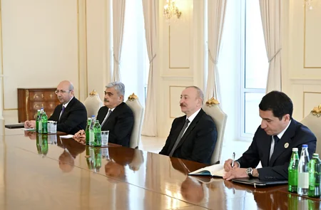 İlham Əliyev Belarus Milli Assambleyası Nümayəndələr Palatasının sədrini qəbul edib