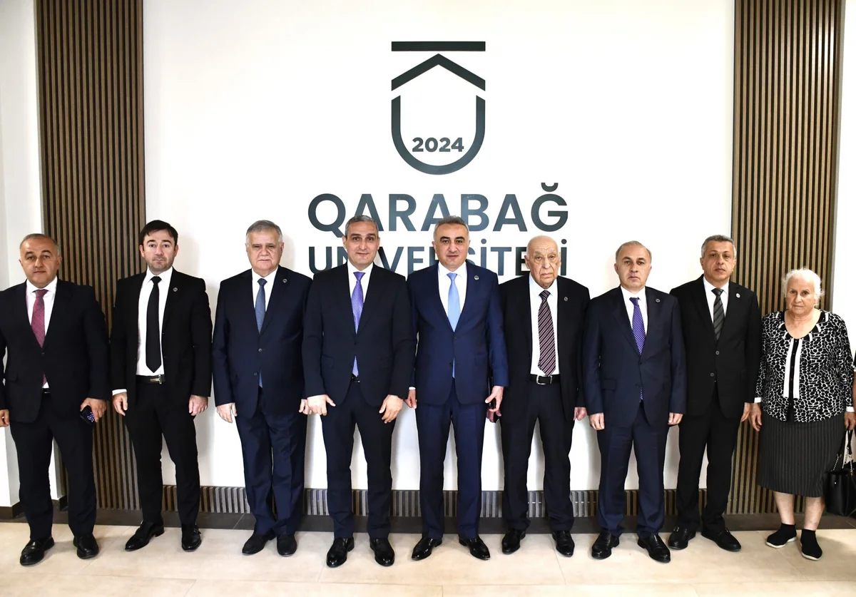 Vəkillər Kollegiyasının nümayəndə heyəti Qarabağ Universitetində olub