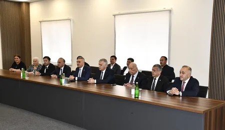 Vəkillər Kollegiyasının nümayəndə heyəti Qarabağ Universitetində olub