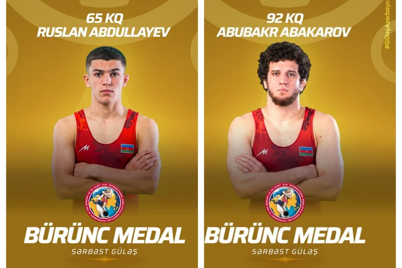 Azərbaycanın iki sərbəst güləşçisi Rusiyadakı turnirdə bürünc medal qazanıb