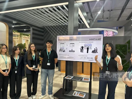 ADA University students present urban development projects at WUF13 in Baku