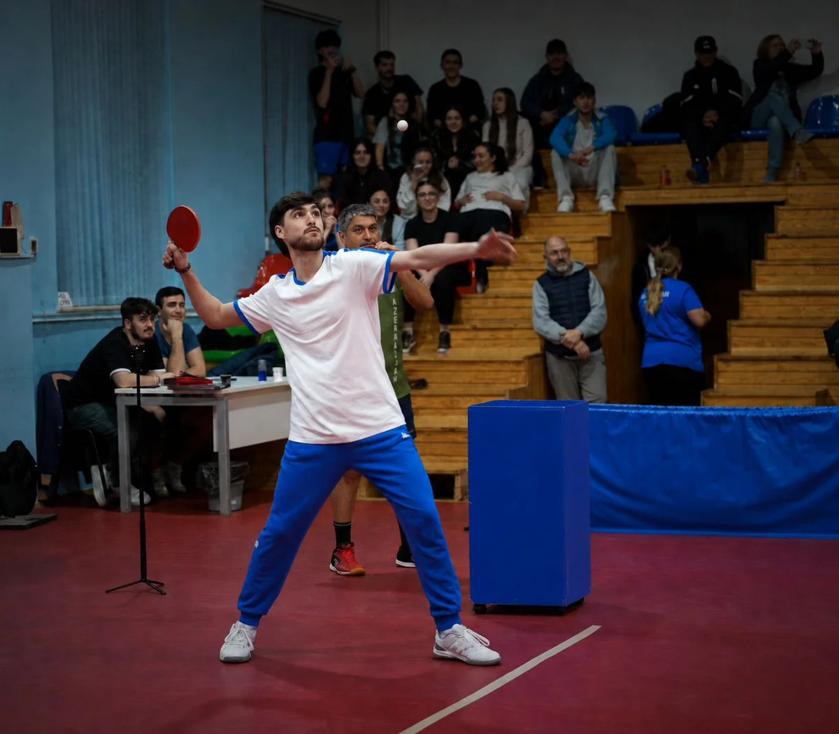 Azerbaijani table tennis player Nihad Mammadov enters Guinness World Records