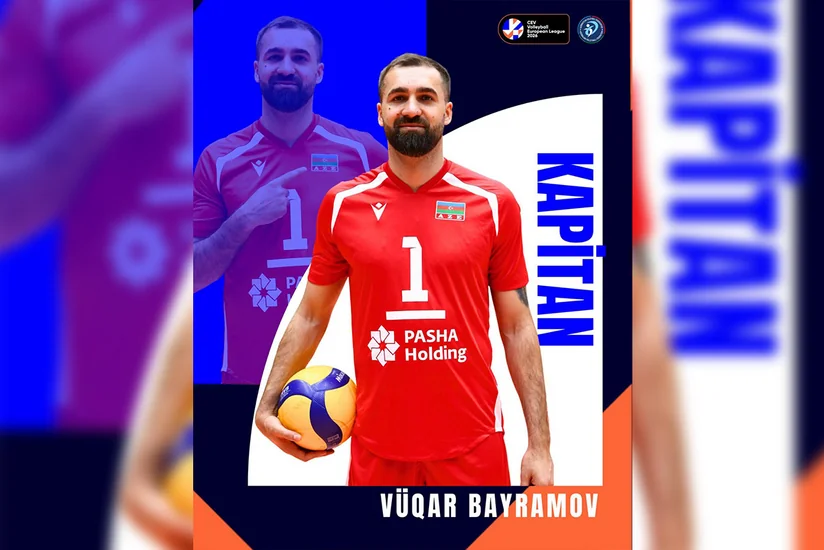 Vüqar Bayramov Avropa Liqasında Azərbaycan yığmasının kapitanı olacaq