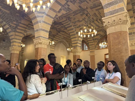 Media tour of Baku organized for foreign journalists during WUF13