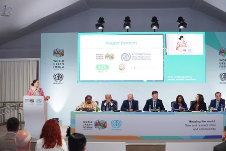 Winners of international youth AI competition announced at WUF13 in Baku