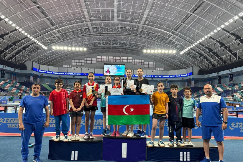Azərbaycan stolüstü tennisçiləri Özbəkistanda beynəlxalq turnirdə 4 medal əldə ediblər