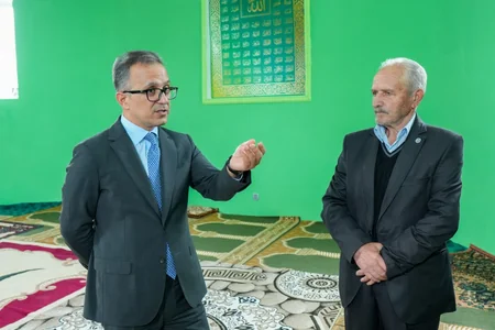 Ramin Məmmədov Qusarda məscidlərin fəaliyyəti ilə tanış olub