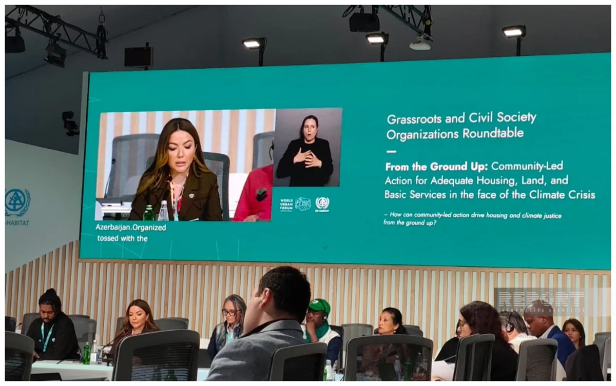 Aygun Aliyeva: Holding WUF13 after COP29 - result of trust in Azerbaijan