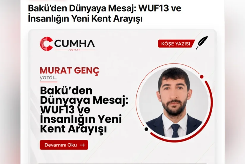 Dünya mediası: Azərbaycan WUF13 vasitəsilə inkişaf etməkdə olan ölkələrin səsini dünyaya çatdırır