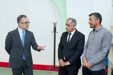 Ramin Məmmədov Qusarda məscidlərin fəaliyyəti ilə tanış olub