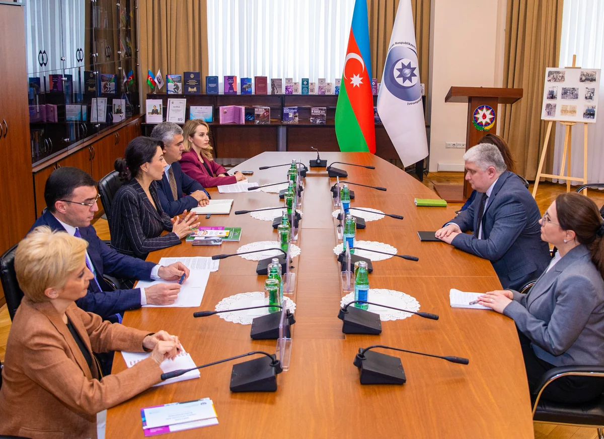 AFFA rəsmisi Cahangir Fərəcullayev Səbinə Əliyeva ilə birgə layihələri müzakirə edib
