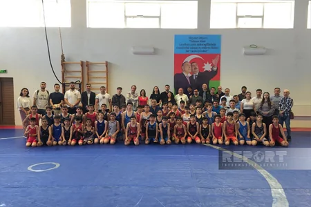 Media nümayəndələri Şamaxıda güləş zalı ilə tanış olublar