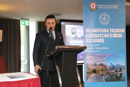 Fuad Muradov Dublində Azərbaycan icması ilə görüşüb