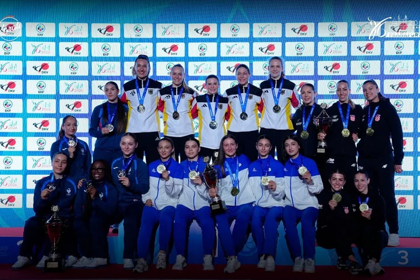 Азербайджанские каратисты завоевали 9 медалей на чемпионате Европы в Германии