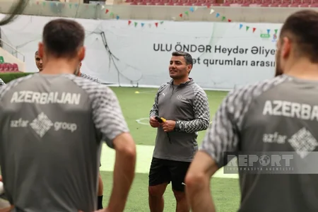 Azərbaycanın minifutbol millisi Avropa çempionatından əvvəl Bakıda son məşqinə çıxıb