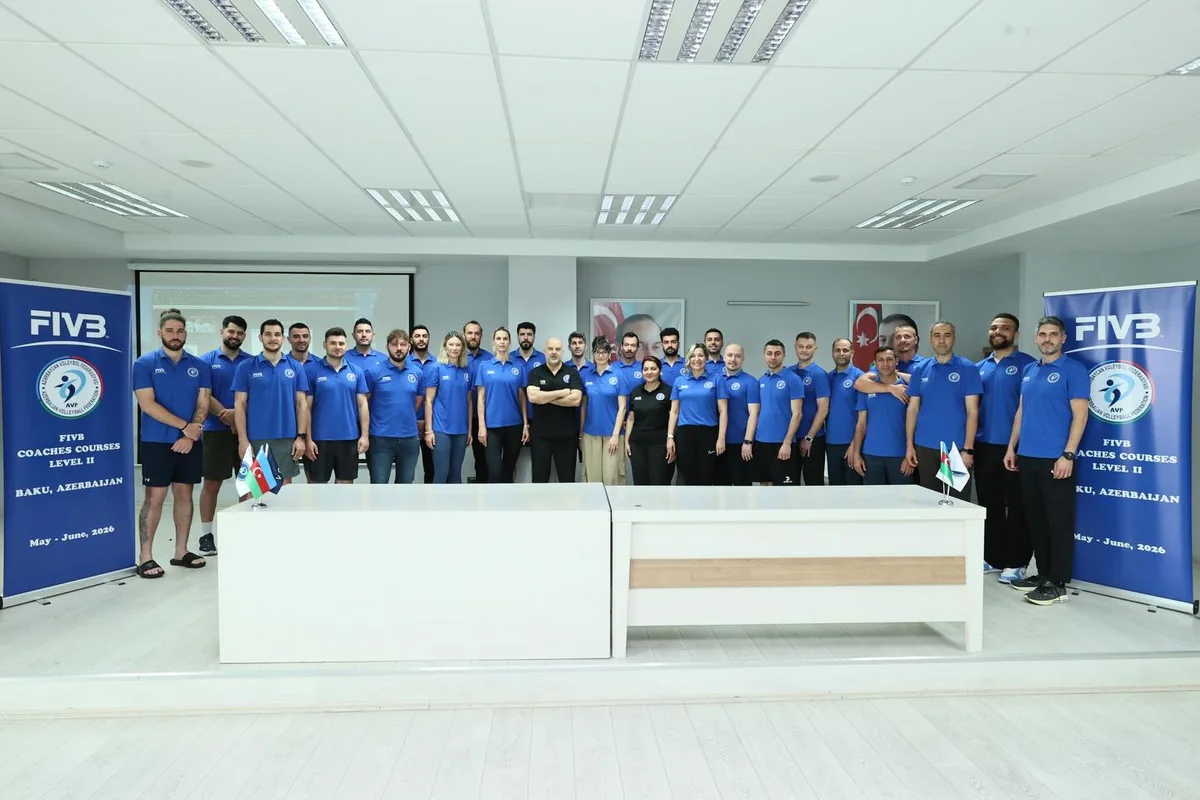 Bakıda FIVB-nin dəstəyi ilə voleybol məşqçiləri üçün Level-2 kursu start götürüb