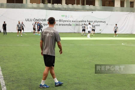 Azərbaycanın minifutbol millisi Avropa çempionatından əvvəl Bakıda son məşqinə çıxıb