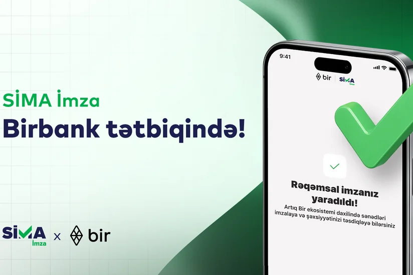 SİMA rəqəmsal imza Birbankda!
