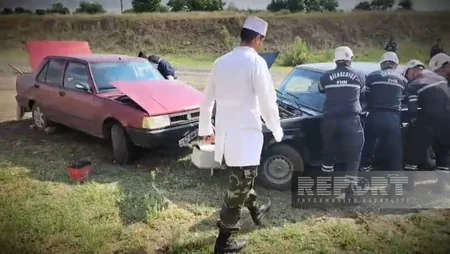 Naxçıvanda riskli xilasetmə təlimi keçirilib
