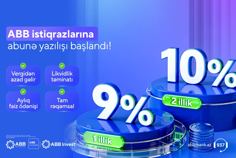 ABB 3-cü dəfə istiqraz emissiyasına başladı!