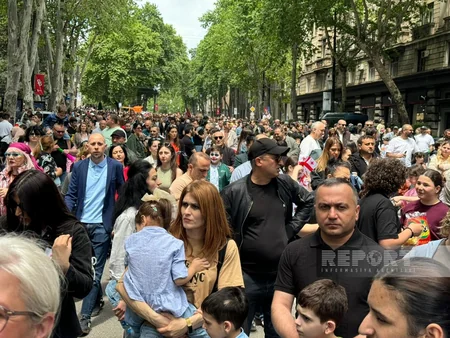 Gürcüstanda Müstəqillik Günü genişmiqyaslı tədbirlərlə qeyd olunur