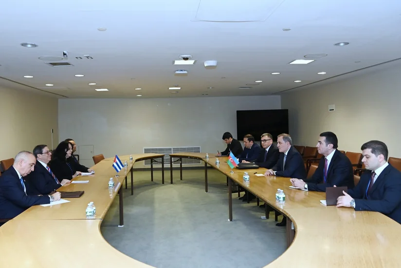 Bayramov meets Czech, Cuban counterparts in New York