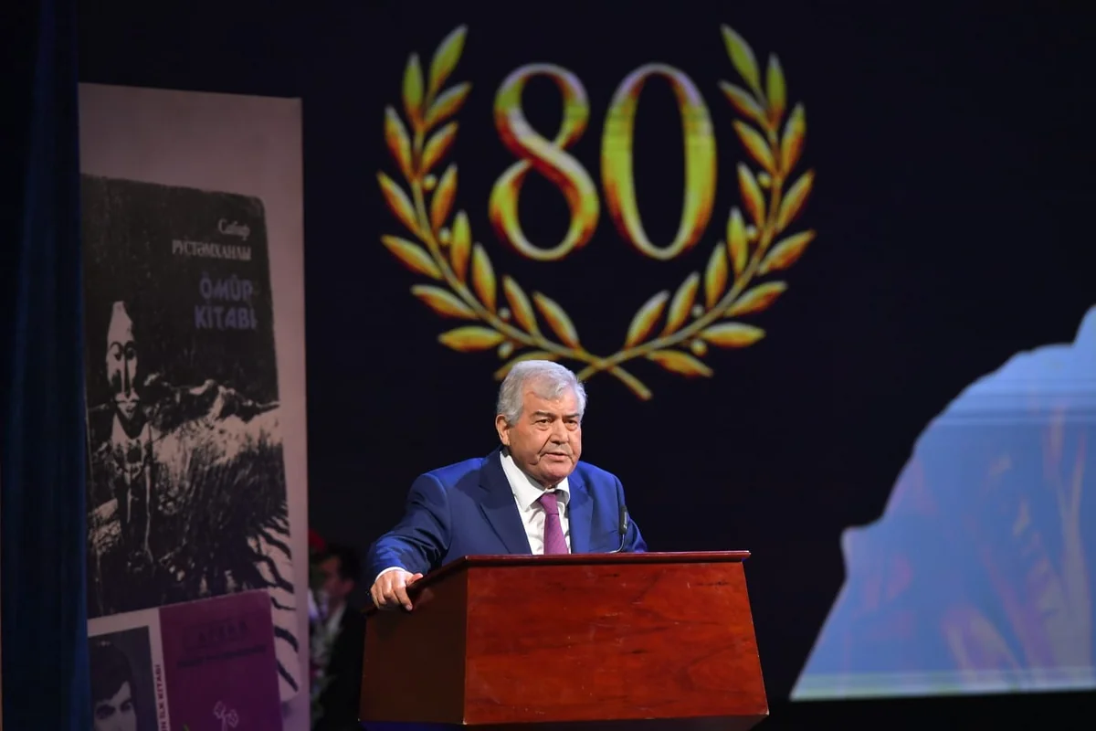 Sabir Rüstəmxanlının 80 illik yubileyi münasibətilə ədəbi-bədii gecə keçirilib