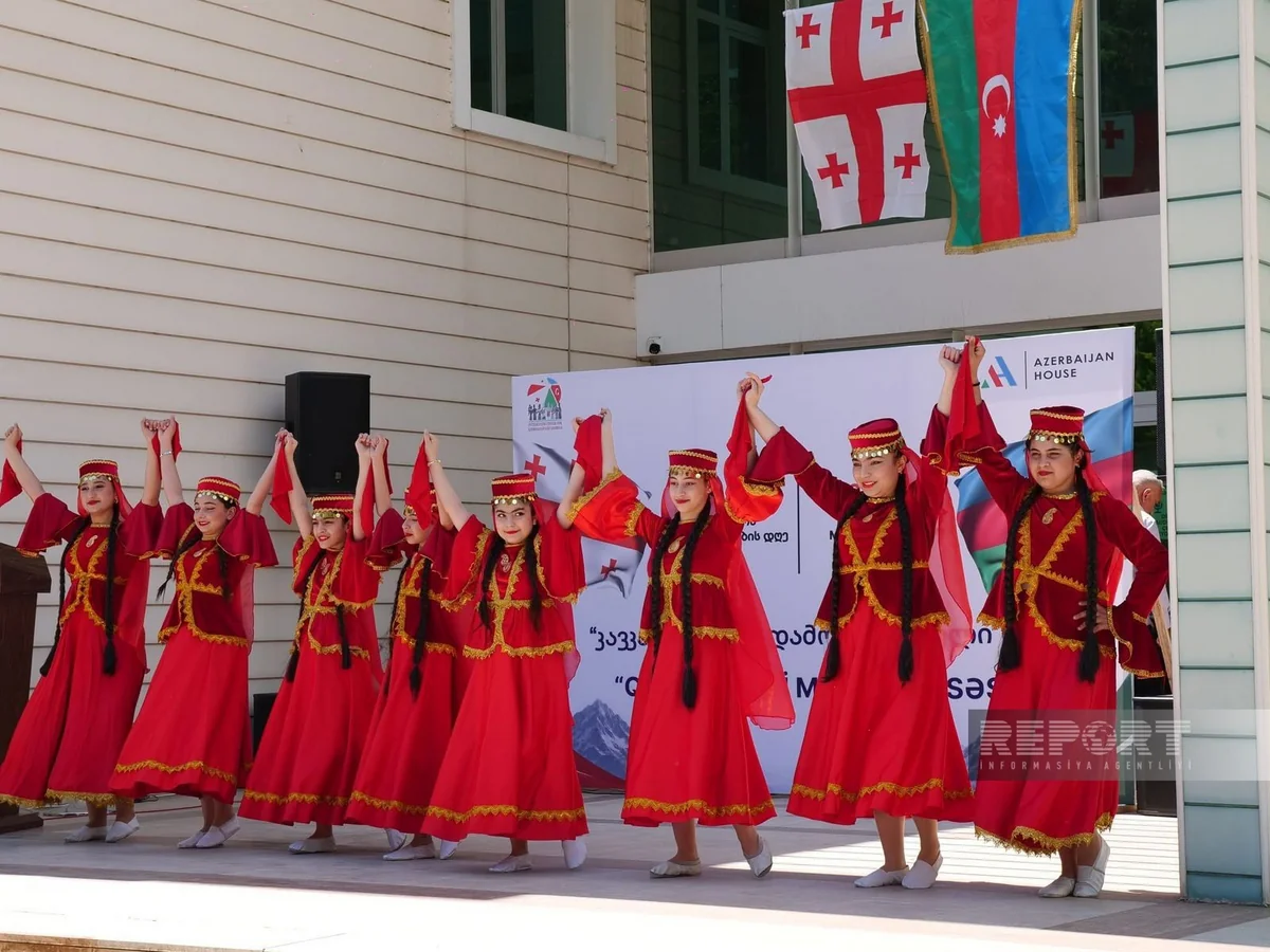 Marneulidə Azərbaycan və Gürcüstanın Müstəqillik günləri qeyd olunub