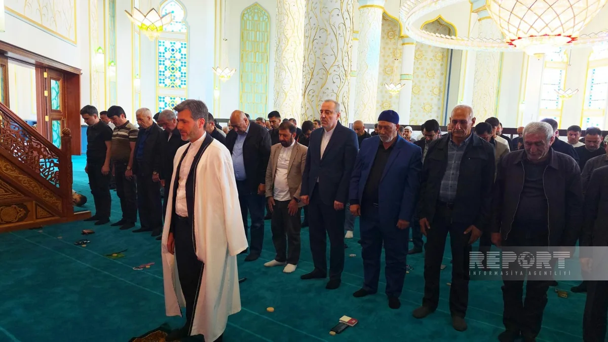 Naxçıvanda Qurban bayramı namazı qılınıb