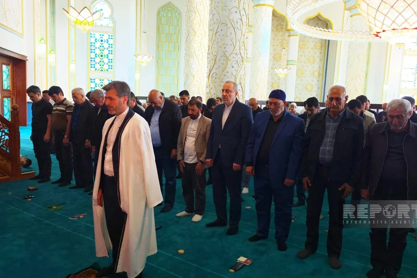 Naxçıvanda Qurban bayramı namazı qılınıb