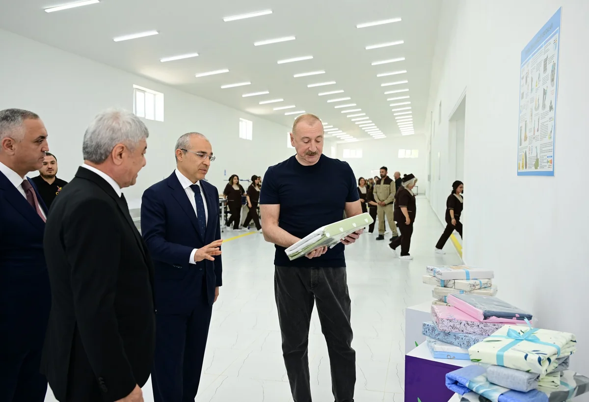 Xocalıda Qarabağ Tekstil Evi MMC istifadəyə verilib