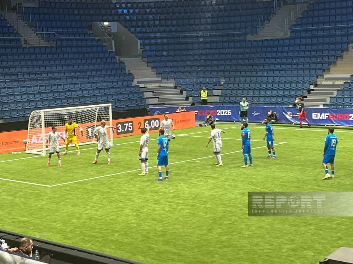 Avropa çempionatı: Azərbaycanın minifutbol millisi Fransanı məğlub edərək qrup lideri olub