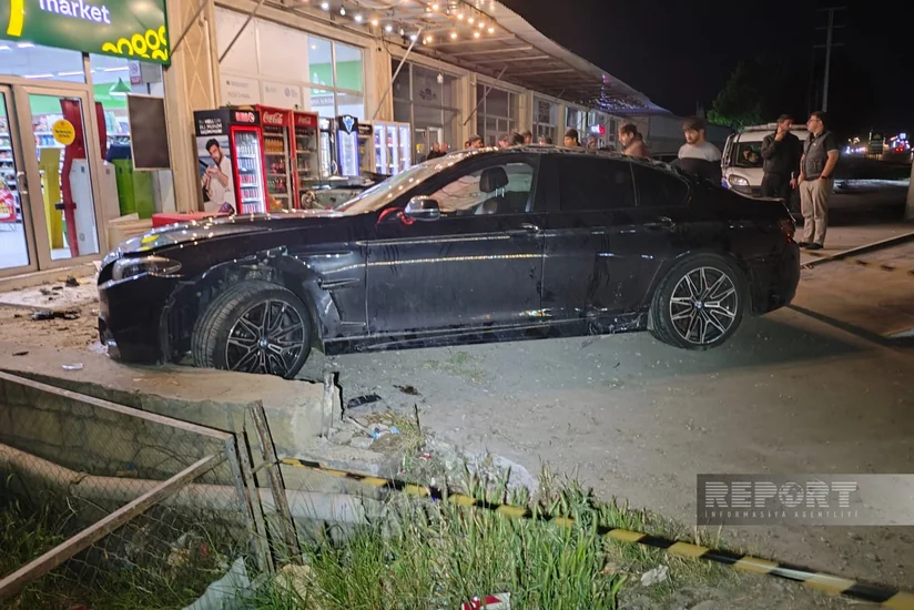 Göygöl rayonunda avtomobil idarəetmədən çıxaraq aşıb, xəsarət alanlar var