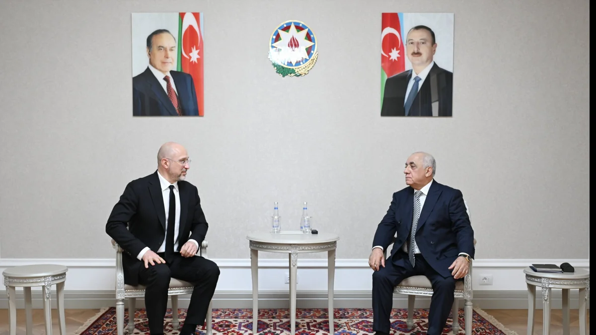 Əli Əsədov və Denis Şmiqal Azərbaycan ilə Ukrayna arasında ikitərəfli əməkdaşlığın mövcud vəziyyəti müzakirə ediblər