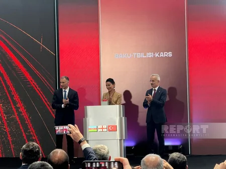 Baku–Tbilisi–Kars railway commissioned in Georgia after modernization— UPDATED