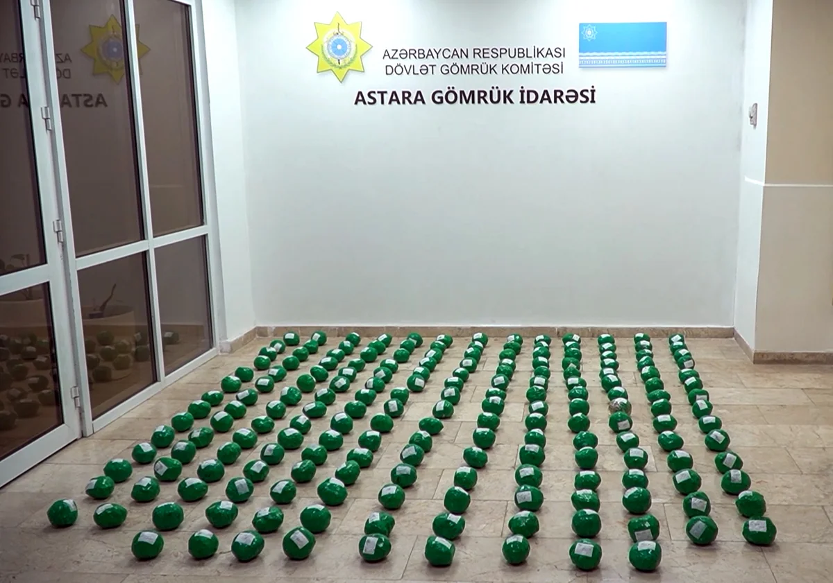 İrandan Azərbaycana kahının içində 22 kq narkotik keçirilməsinin qarşısı alınıb