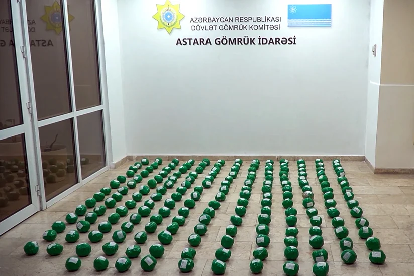 İrandan Azərbaycana kahının içində 22 kq narkotik keçirilməsinin qarşısı alınıb
