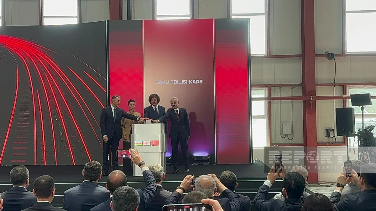 Baku–Tbilisi–Kars railway commissioned in Georgia after modernization— UPDATED