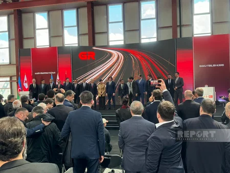 Baku–Tbilisi–Kars railway commissioned in Georgia after modernization— UPDATED