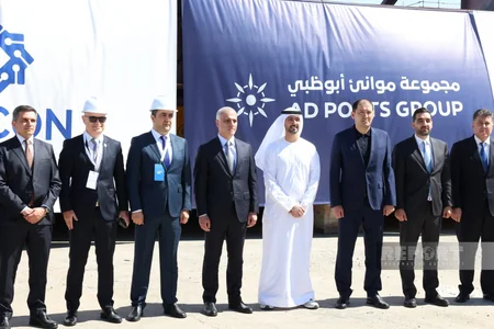 Construction of a 780-TEU сontainer ship begins in Baku
