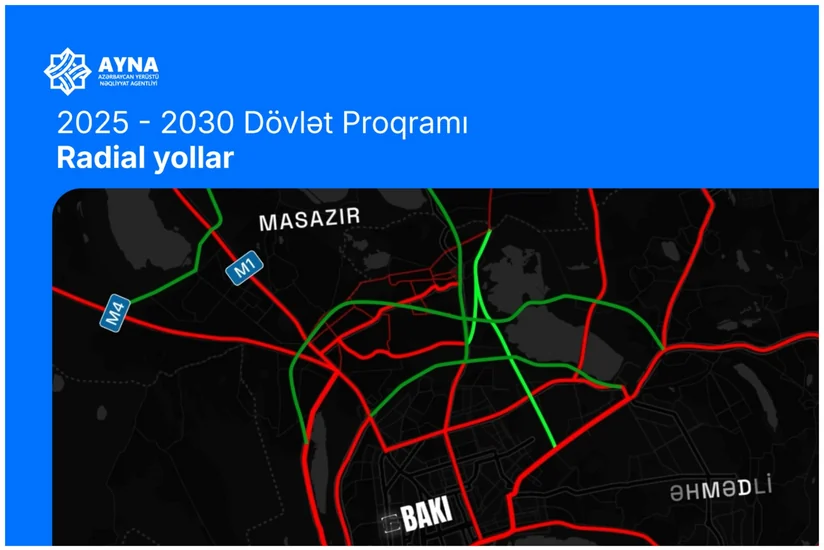 Mehdiabad–Baksol–Ziya Bünyadov prospekti avtomobil yolu inşa ediləcək