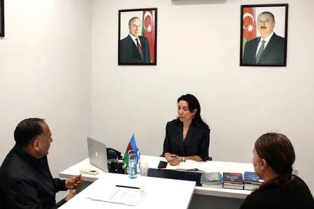 Səbinə Əliyeva vətəndaşları qəbul edib