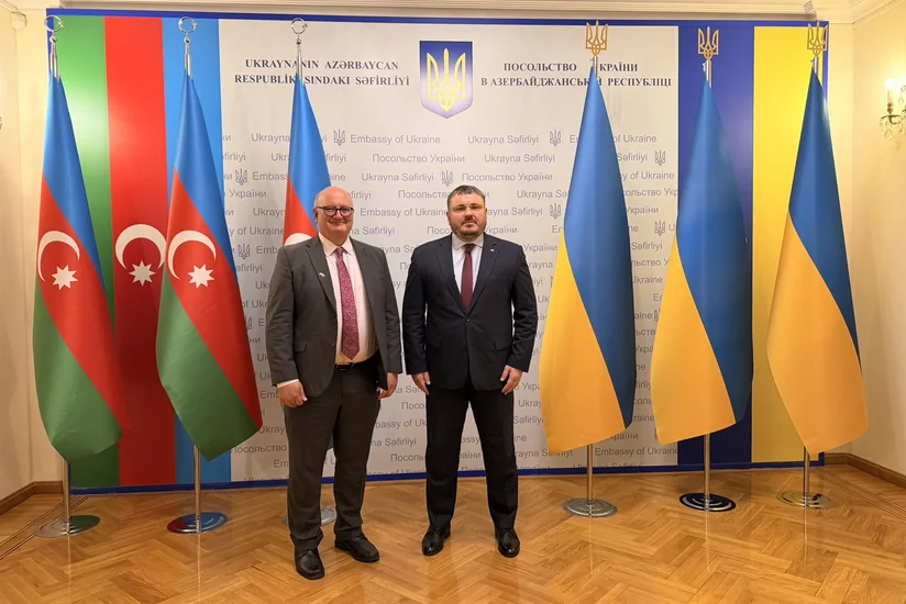 Ukrayna və Böyük Britaniya Bakıda əməkdaşlıq və təhlükəsizlik məsələlərini müzakirə edib