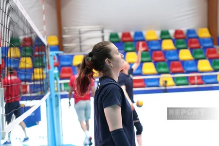 Avropa Liqası: Qadın voleybolçulardan ibarət Azərbaycan millisinin Bakıda açıq məşqi baş tutub