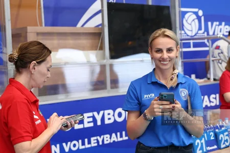 Avropa Liqası: Qadın voleybolçulardan ibarət Azərbaycan millisinin Bakıda açıq məşqi baş tutub
