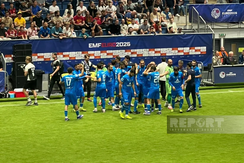 Azerbaijan's national minifootball team crowned European champions
