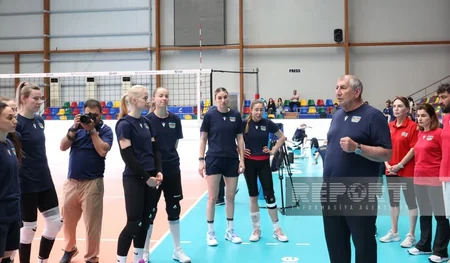 Avropa Liqası: Qadın voleybolçulardan ibarət Azərbaycan millisinin Bakıda açıq məşqi baş tutub