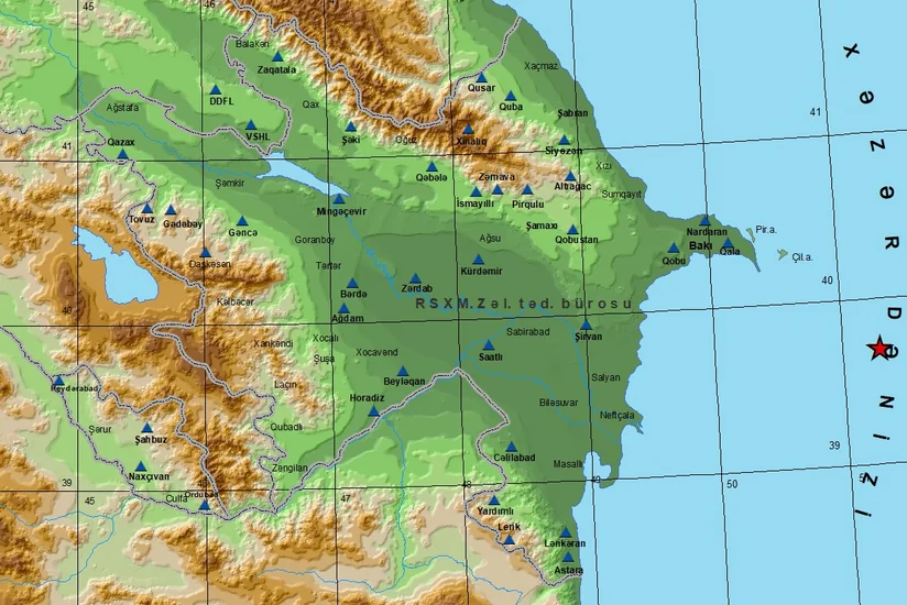 Xəzər dənizində 3,9 maqnitudalı zəlzələ baş verib
