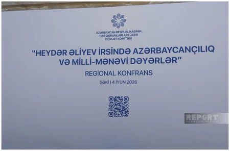Şəkidə Heydər Əliyev irsində milli-mənəvi dəyərlərə həsr olunan konfrans keçirilib - YENİLƏNİB