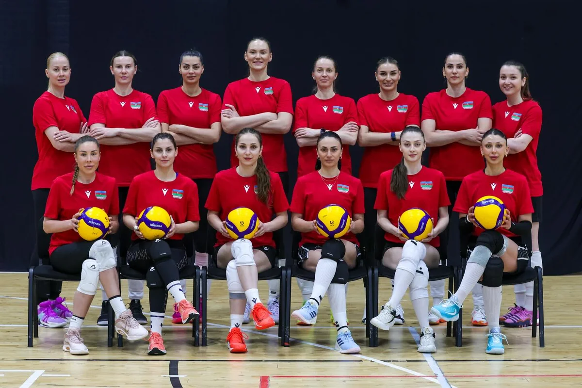 Qadın voleybolçulardan ibarət Azərbaycan millisinin Avropa Liqası üçün yekun heyəti açıqlanıb